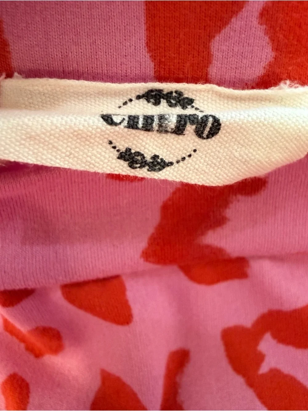 Entro Pink and Red Leopard Cheetah Mini Babydoll Dress Ruffle Sleeve Medium